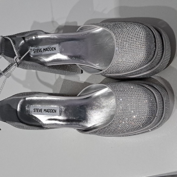 Steve Madden Charlize Rhinestone Double Platform Pumps - Picture 5 of 10